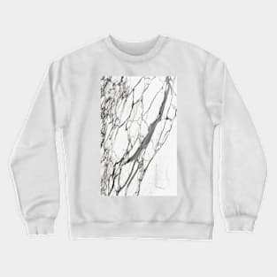 White marble iphone case Crewneck Sweatshirt